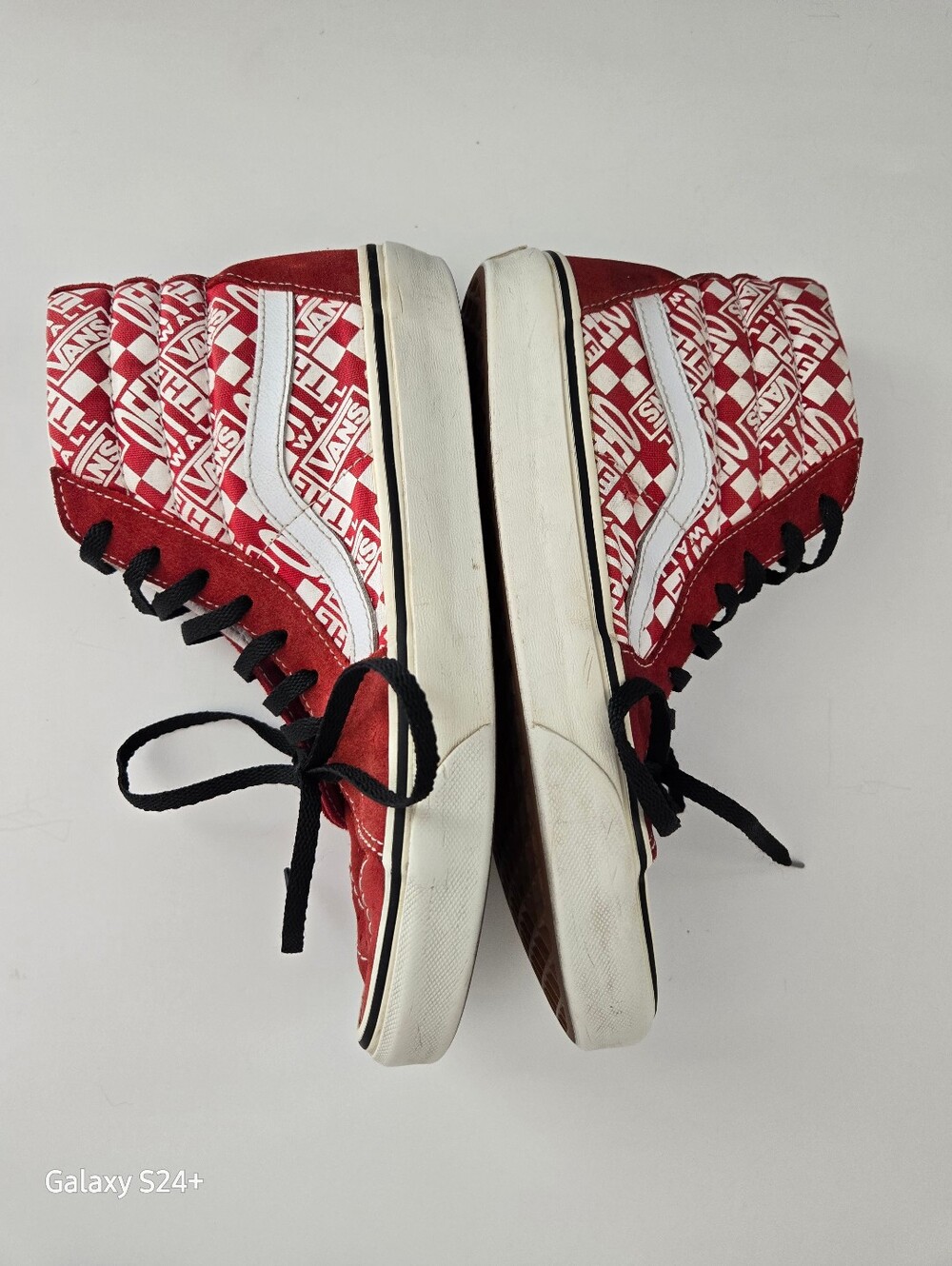 Vans Unisex SK8-Hi OTW Checkerboard High-Top Sneakers/men 6/women 7.5